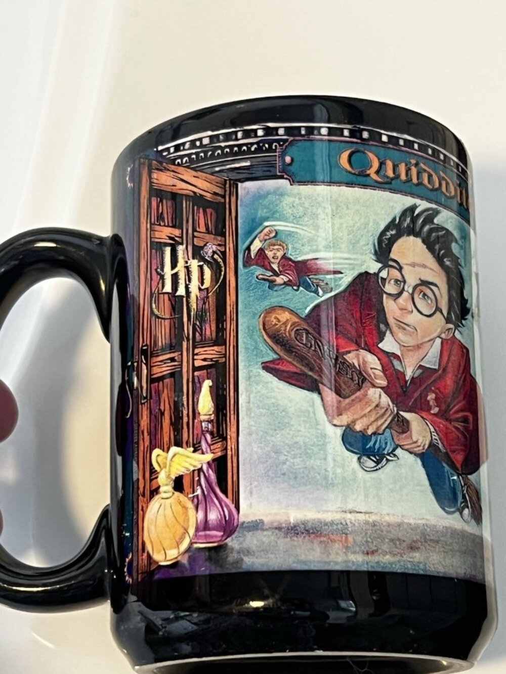 Y2K Vintage 2001 Harry Potter and the Sorcerer's Stone Quidditch Mug - Picture 2 of 13